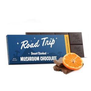 Road Trip Mushroom Chocolate Bar - Orange Dark Chocolate